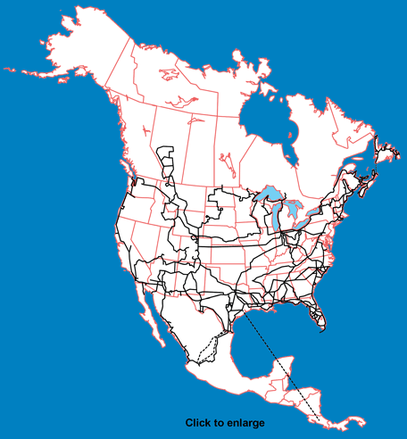 RV Trip Map